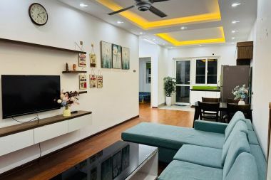 Bán Căn Hộ Chung Cư Thanh Hà B2.1 HH02 D, diện tích 68,49m², 2PN 2WC, Full nội thất, Ban công hướng Nam, gần hồ điều hoà, siêu thị Đức Thành